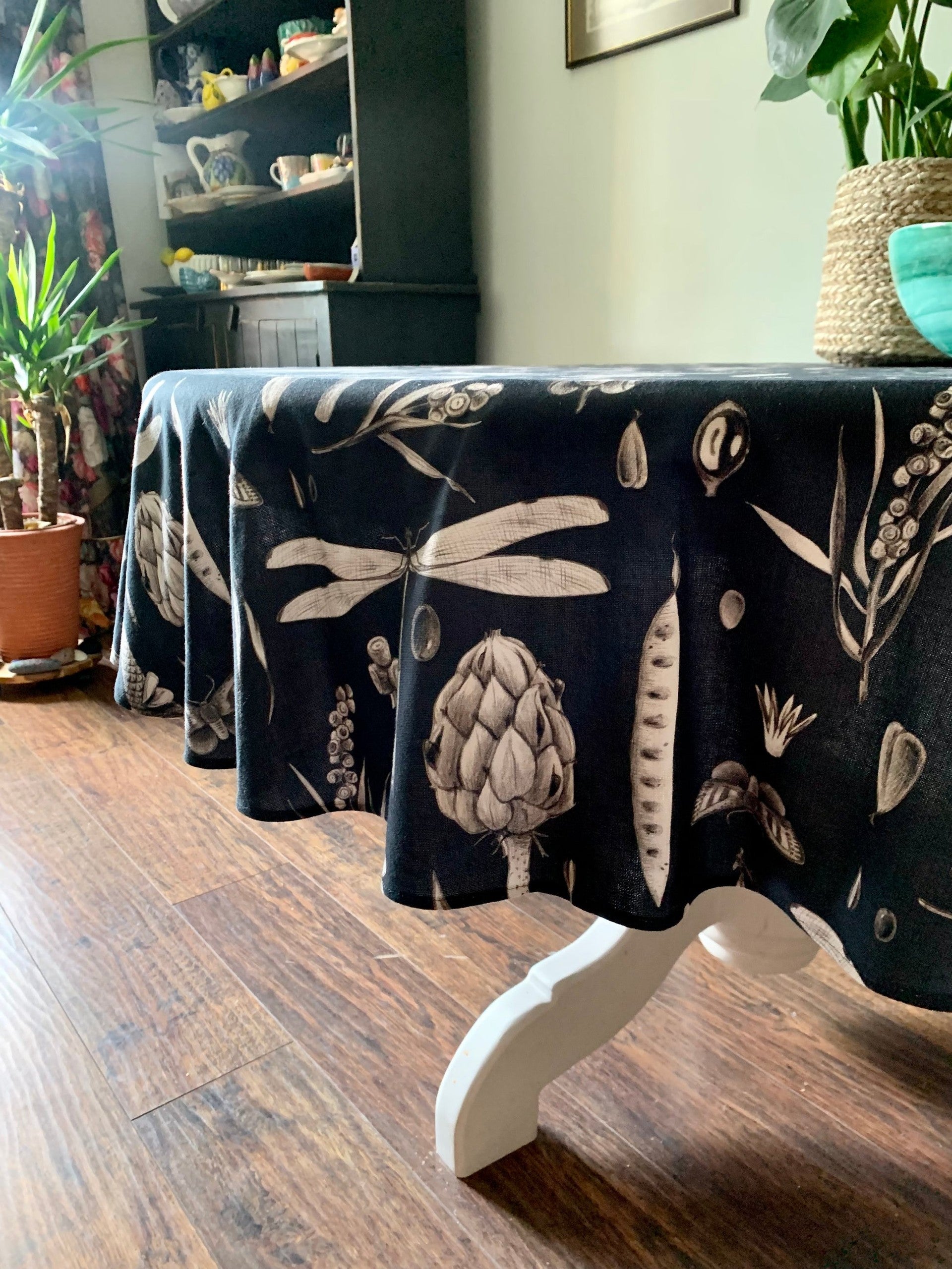 Round Tablecloth - Seeds Carbon